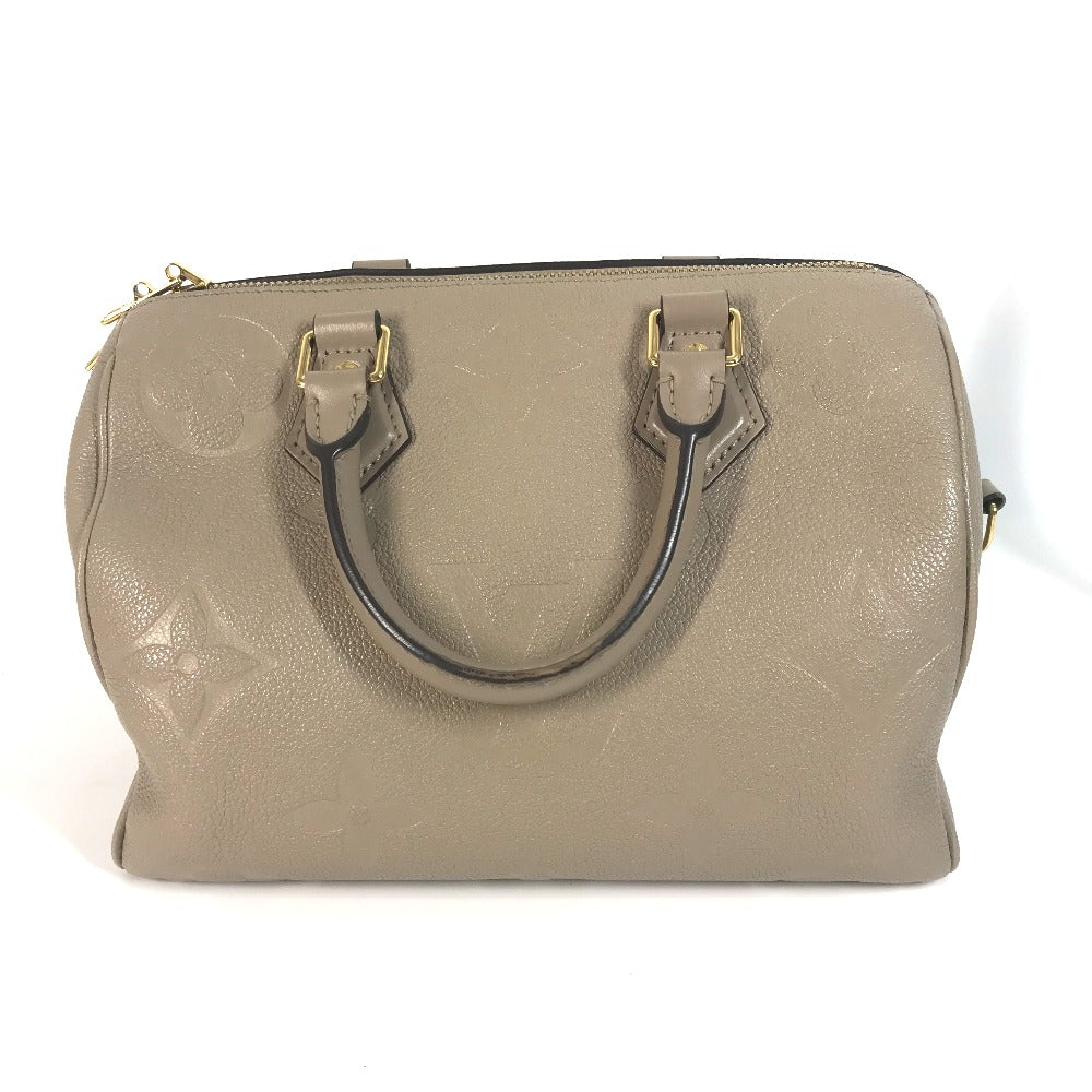 Louis Vuitton Handbag M59273 Calf Leather Beige Monogram Ann Platt Speedy Bandouliere 25