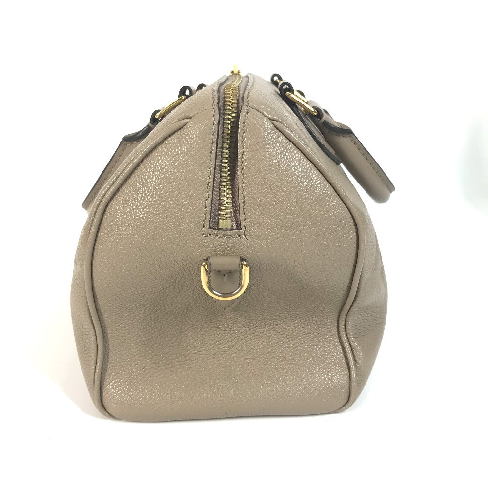Louis Vuitton Handbag M59273 Calf Leather Beige Monogram Ann Platt Speedy Bandouliere 25