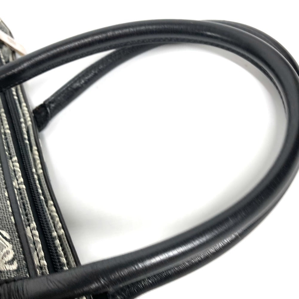 Loewe Business Bag Leather / Canvas Black Anagram Total Logo Unisex(Unisex)