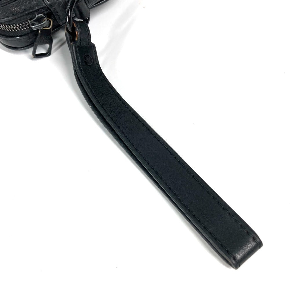 Louis Vuitton Clutch Bag M55703 Taurillon Clemence Leather Black Monogram Taurillon Clemence Chain
