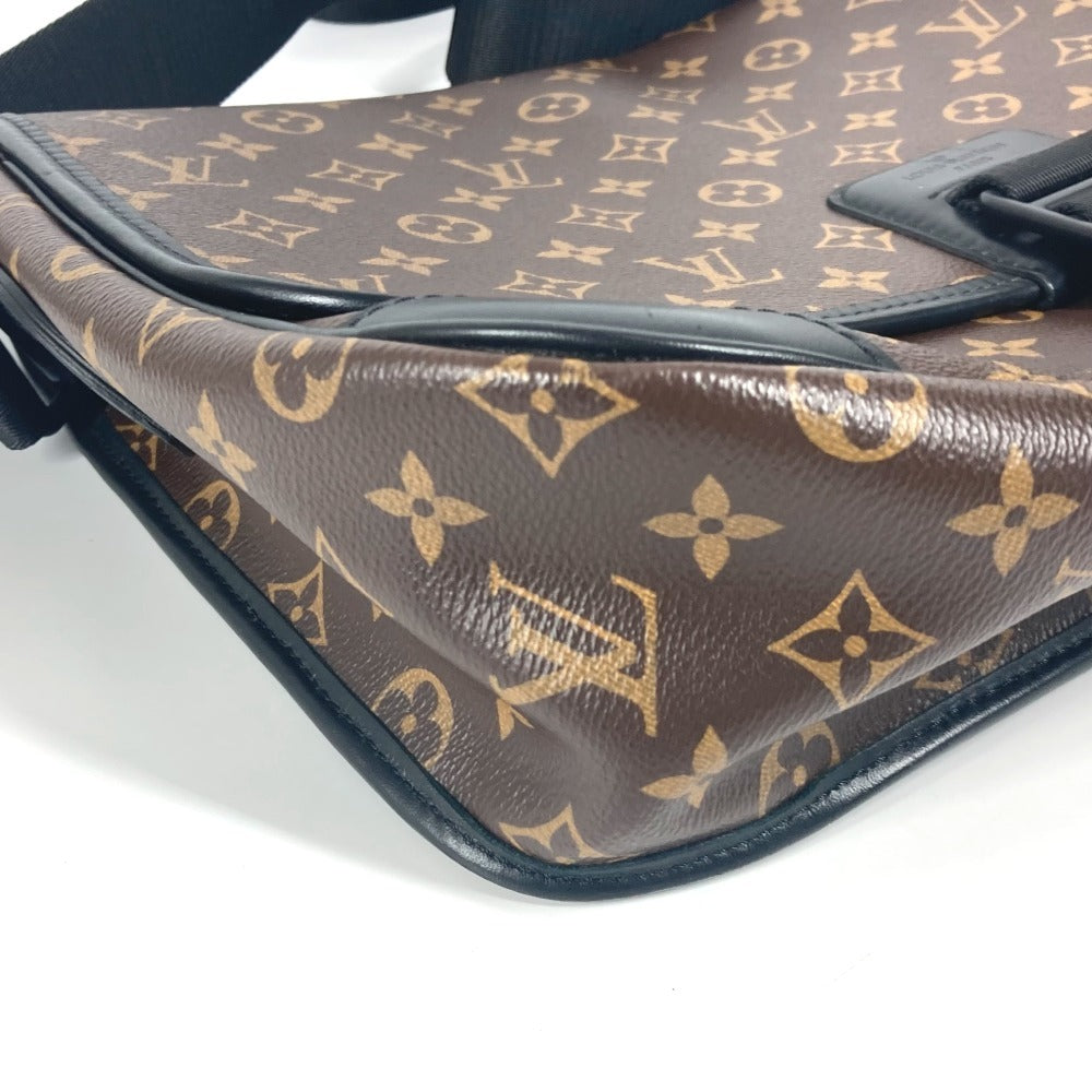 Louis Vuitton Shoulder Bag M46328 Monogram Macacer Canvas Brown Monogram Macacer Arch Messenger