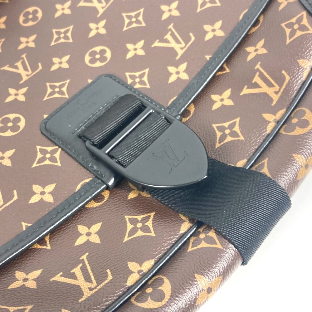 Louis Vuitton Shoulder Bag M46328 Monogram Macacer Canvas Brown Monogram Macacer Arch Messenger