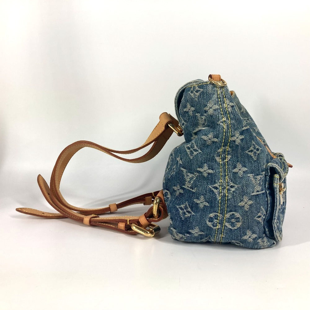 Louis Vuitton Backpack M95057 Monogram Denim Canvas Blue Monogram Denim Sac A Dospm