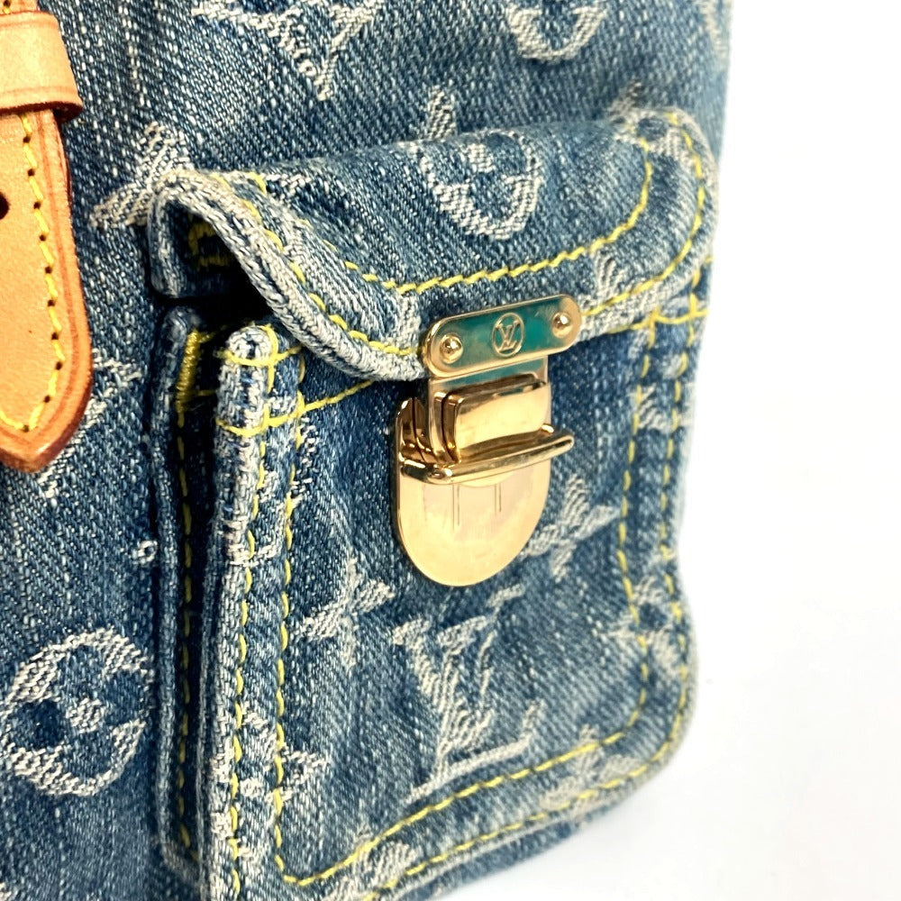 Louis Vuitton Backpack M95057 Monogram Denim Canvas Blue Monogram Denim Sac A Dospm
