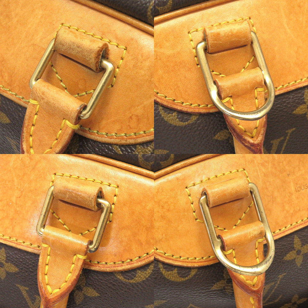 Louis Vuitton Handbag M47270 Monogram Canvas Brown Monogram Deauville Unisex(Unisex)