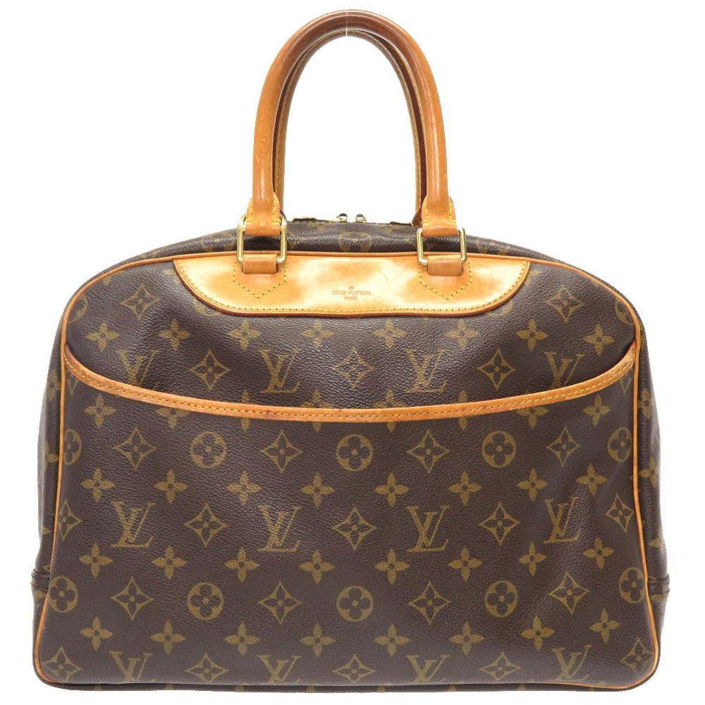 Louis Vuitton Handbag M47270 Monogram Canvas Brown Monogram Deauville Unisex(Unisex)