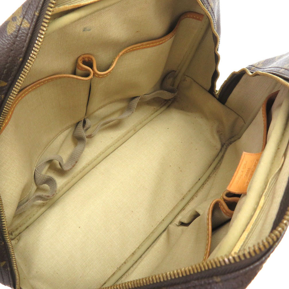 Louis Vuitton Handbag M47270 Monogram Canvas Brown Monogram Deauville Unisex(Unisex)