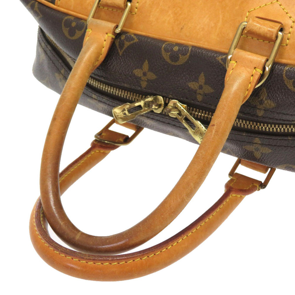 Louis Vuitton Handbag M47270 Monogram Canvas Brown Monogram Deauville Unisex(Unisex)