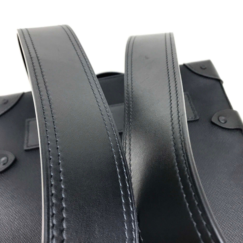 Louis Vuitton Backpack M30337 Taiga Leather Black Taiga Rainbow Soft Trunk Backpack Pm Mens
