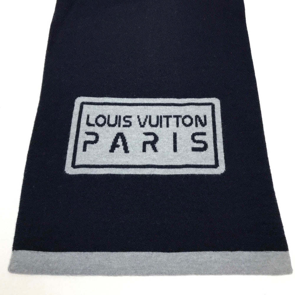 Louis Vuitton Scarf Mp2236 Wool Navy Esharp Gravity Mens