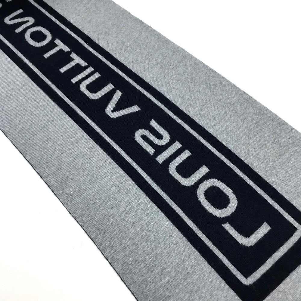 Louis Vuitton Scarf Mp2236 Wool Navy Esharp Gravity Mens