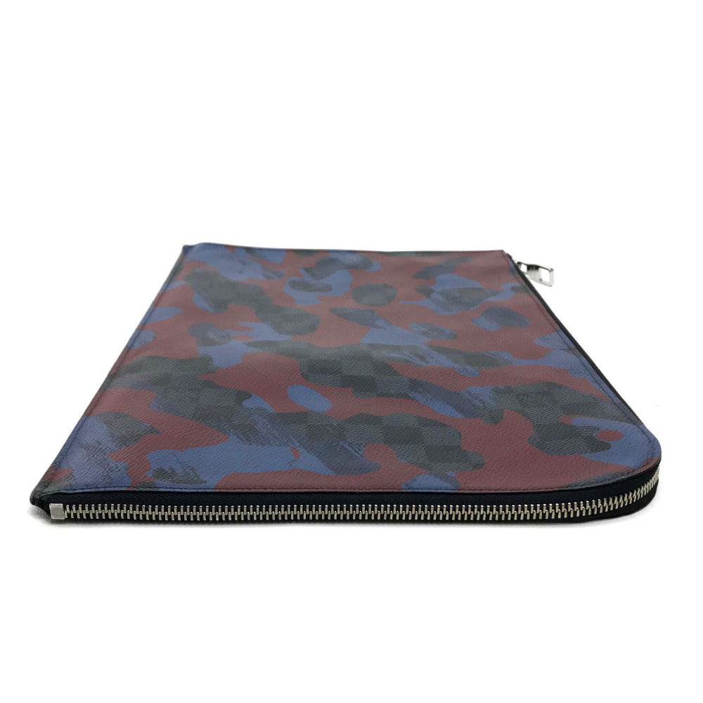 Louis Vuitton Clutch Bag N63292 Damier Grafitto Canvas Multicolor Damier Cobalt Camouflage Pochette