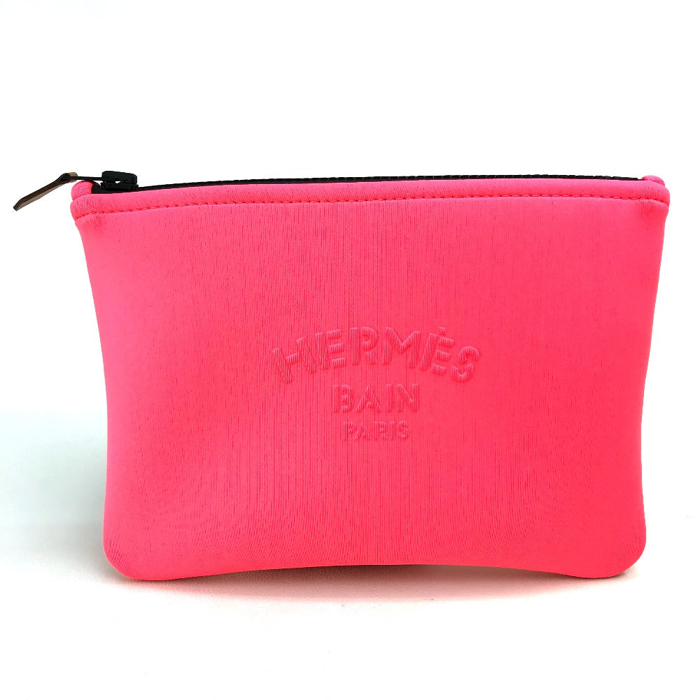 Hermes Pouch Polyamide, Elastane Light Pink Truth Neovan Pm Women