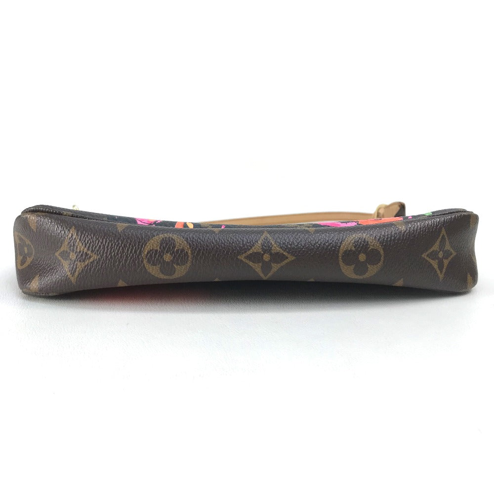 Louis Vuitton Pouch M48615 Monogram Canvas Brown Monogram Rose Pochette Accessoar Women