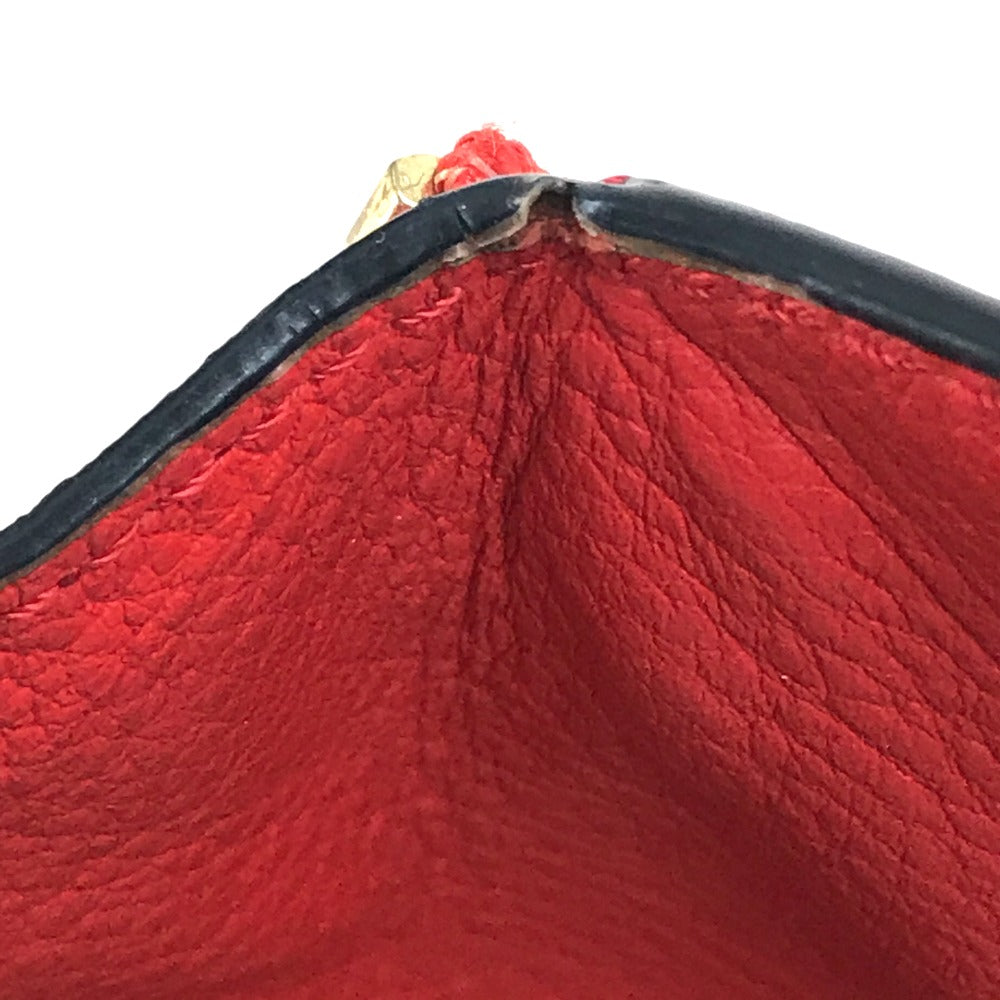 Loewe Handbag 387.30.N60 Leather Red Hammock Small Logo Women