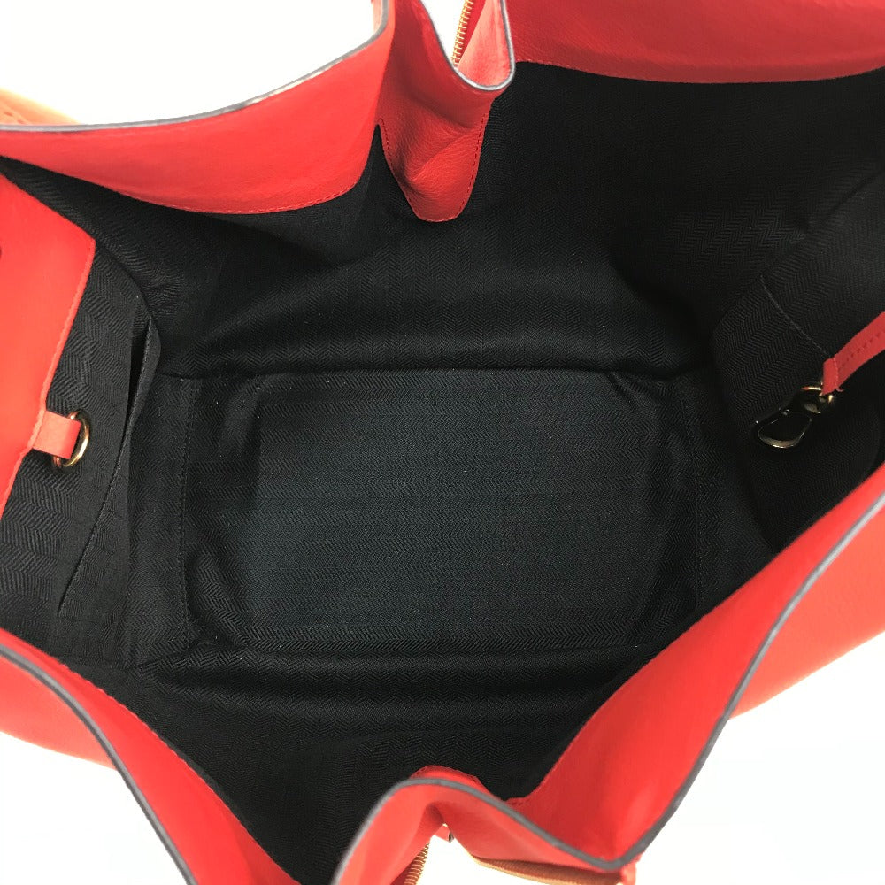 Loewe Handbag 387.30.N60 Leather Red Hammock Small Logo Women