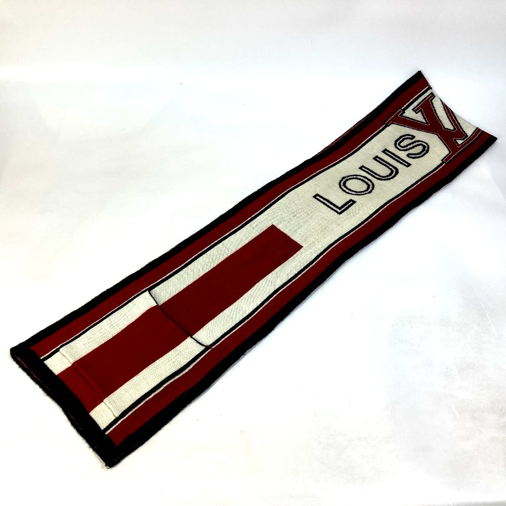 Louis Vuitton Scarf Wool Red Logo