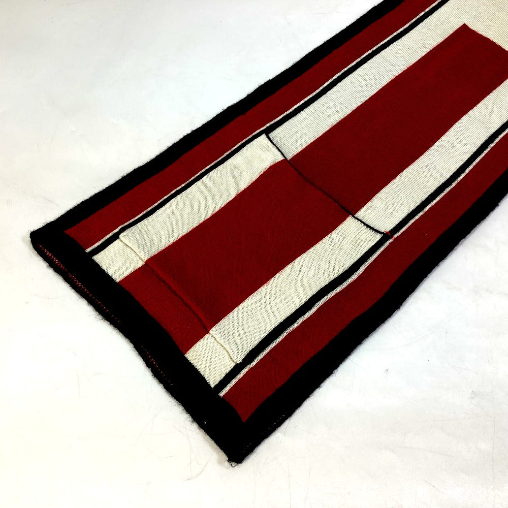 Louis Vuitton Scarf Wool Red Logo