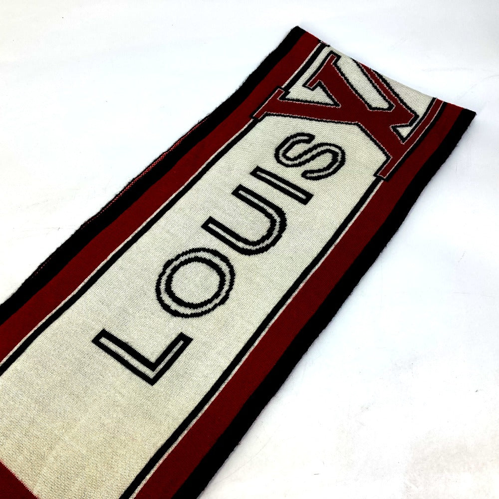 Louis Vuitton Scarf Wool Red Logo