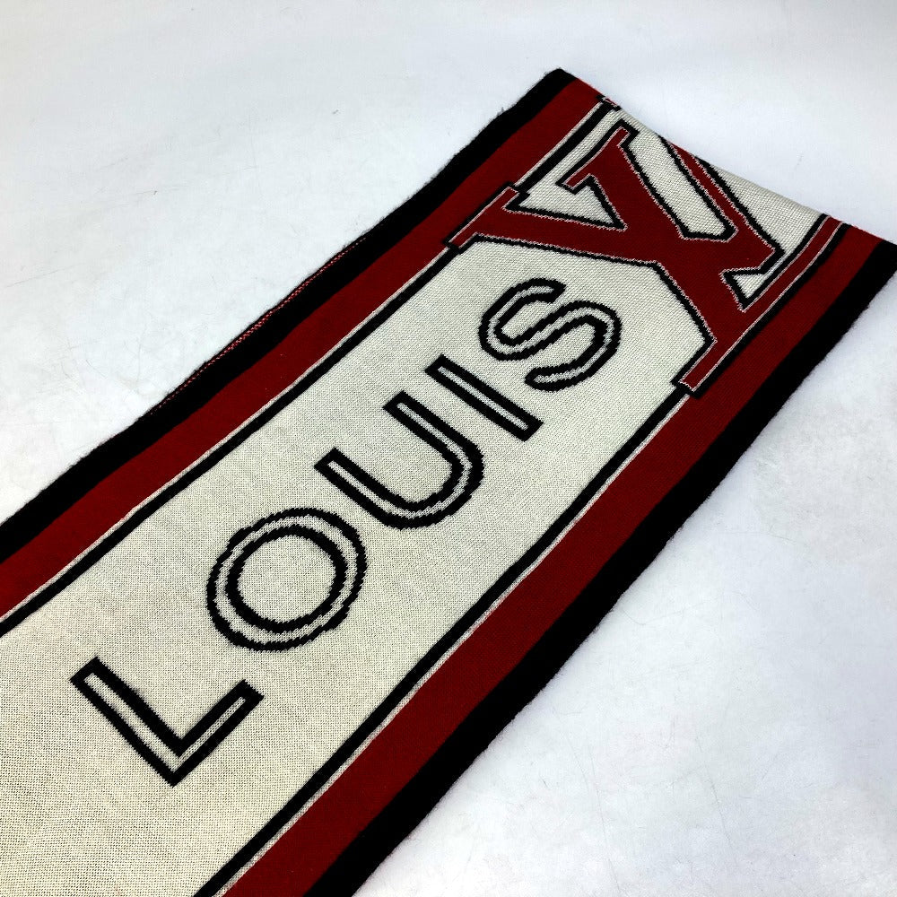 Louis Vuitton Scarf Wool Red Logo