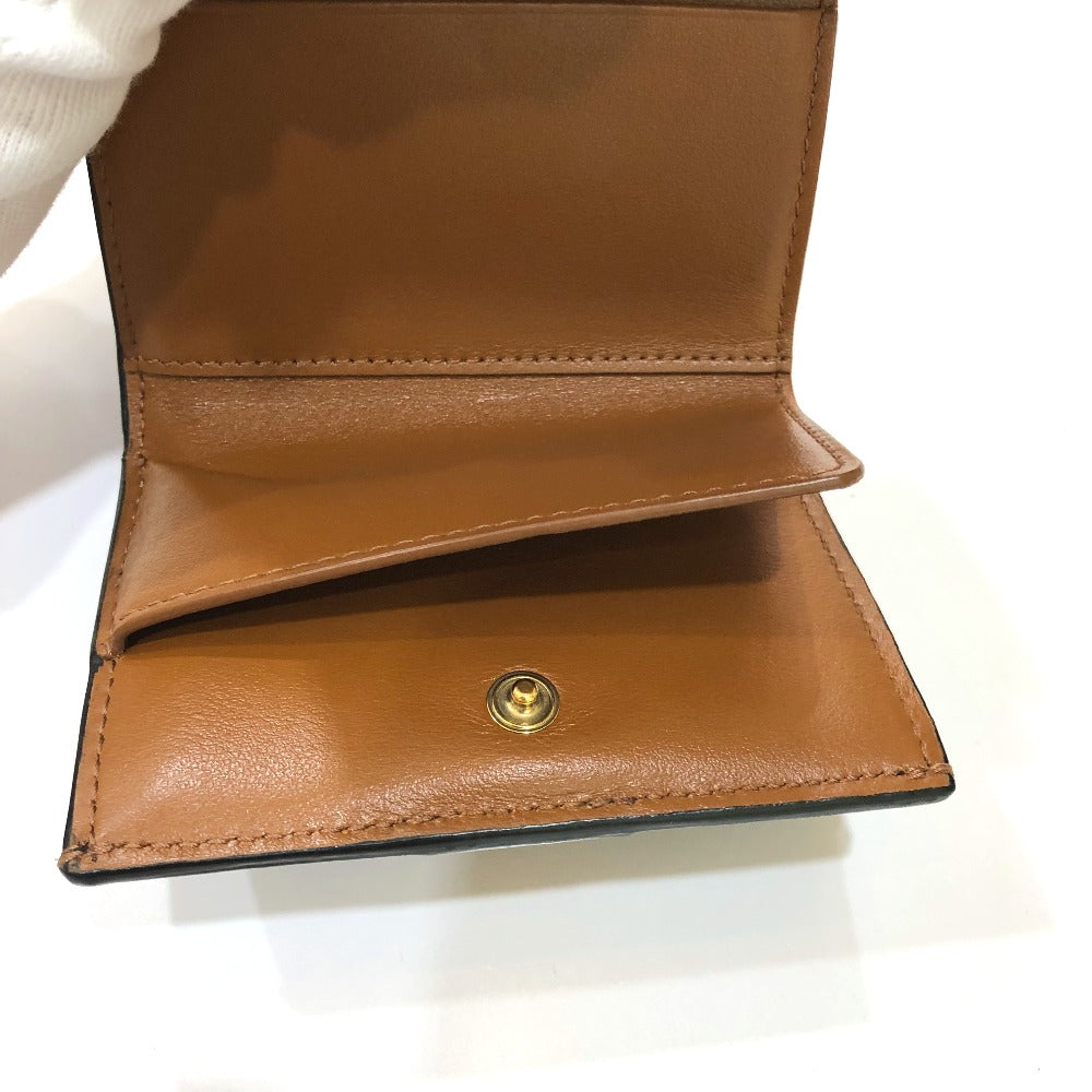 Celine Trifold Wallet Pvc / Leather Brown Triomphe Small Trifold Women