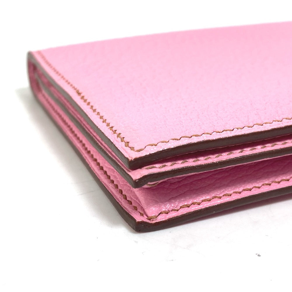 Hermes Long Wallet Purse Shave Pink Long Wallet Hmetal Bane Souffle
