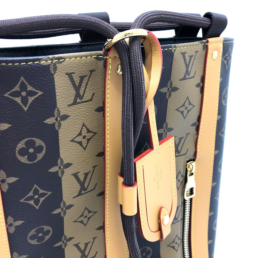 Louis Vuitton Shoulder Bag M45968 Monogram Canvas Brown Monogram Randonnee Messenger Stripe Mens