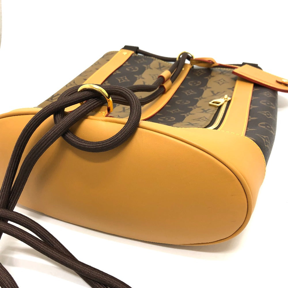 Louis Vuitton Shoulder Bag M45968 Monogram Canvas Brown Monogram Randonnee Messenger Stripe Mens