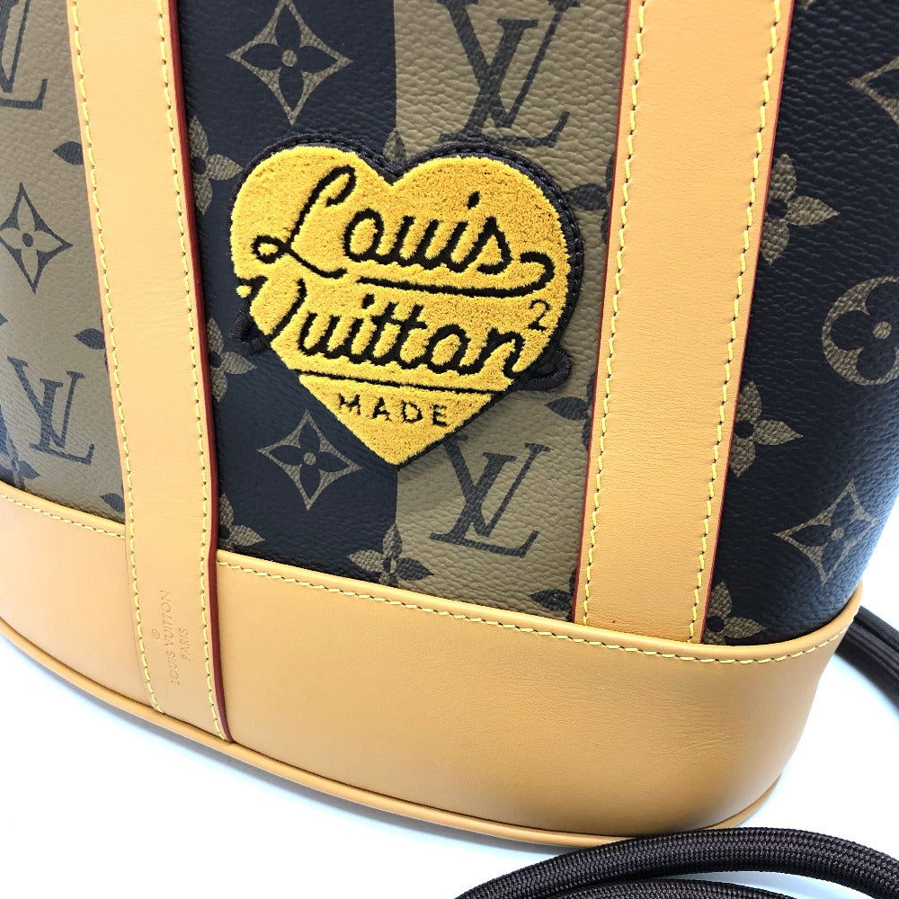 Louis Vuitton Shoulder Bag M45968 Monogram Canvas Brown Monogram Randonnee Messenger Stripe Mens