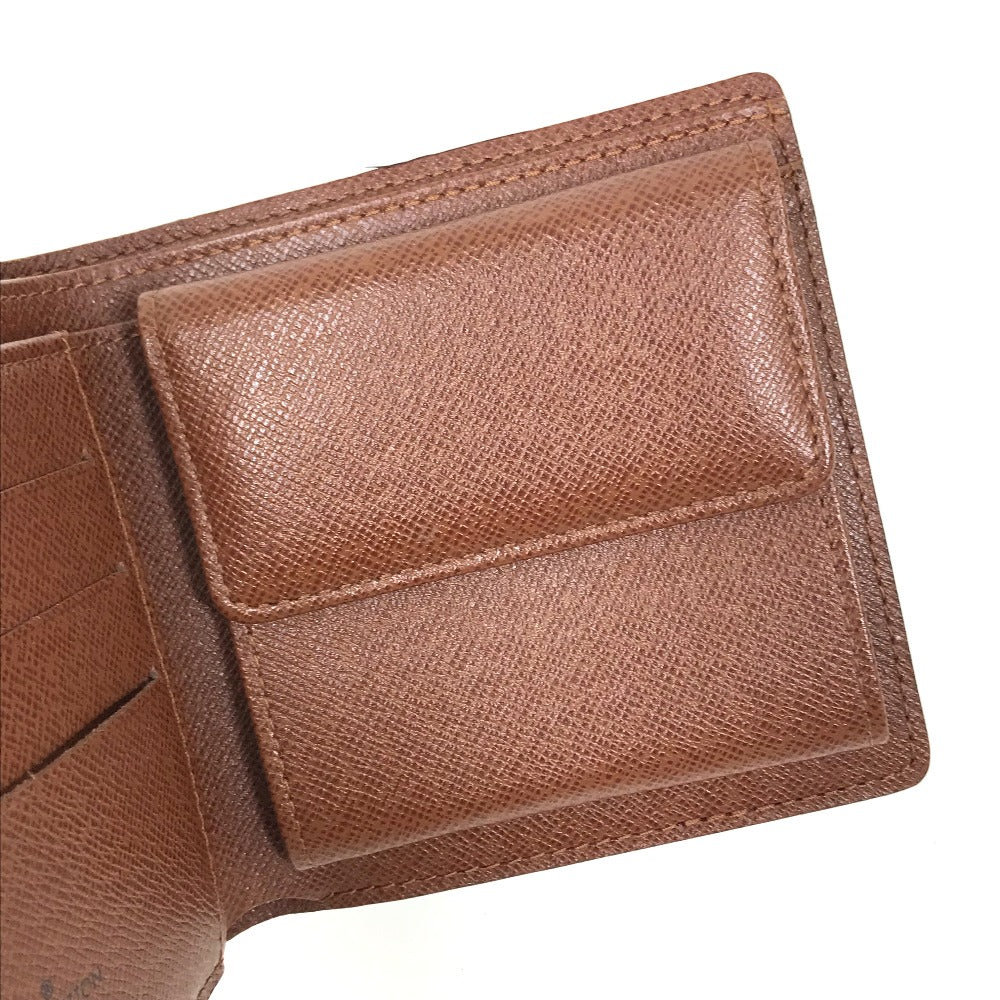 Louis Vuitton Folded Wallet M61675 Monogram Canvas Brown Monogram Portefeuille Marco Mens