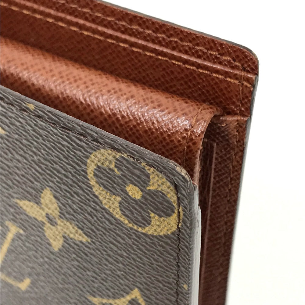 Louis Vuitton Folded Wallet M61675 Monogram Canvas Brown Monogram Portefeuille Marco Mens