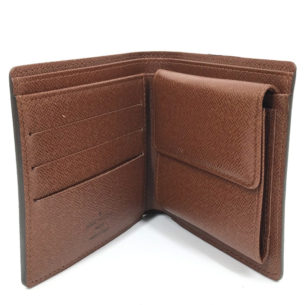 Louis Vuitton Folded Wallet M61675 Monogram Canvas Brown Monogram Portefeuille Marco Mens