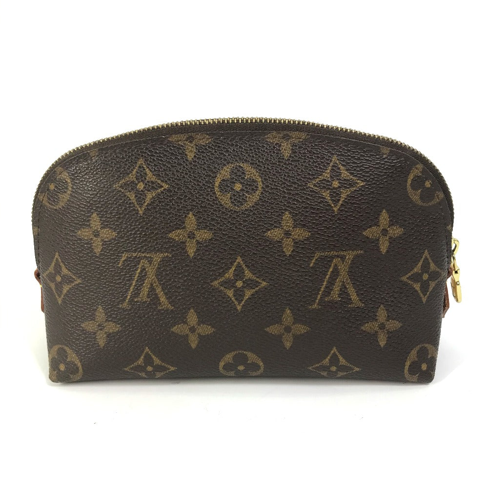 Louis Vuitton Pouch M47515 Monogram Canvas Brown Monogram Pochette Cosmetic Women Secondhand
