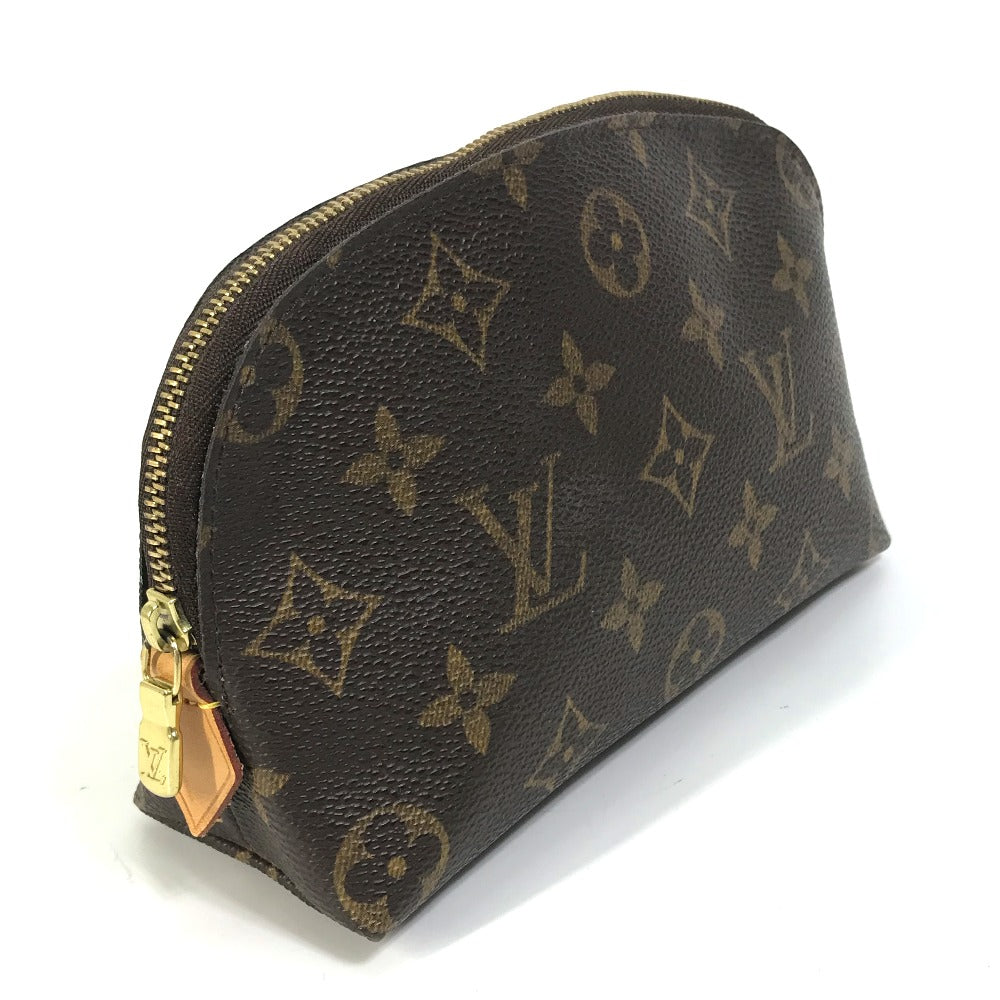 Louis Vuitton Pouch M47515 Monogram Canvas Brown Monogram Pochette Cosmetic Women Secondhand