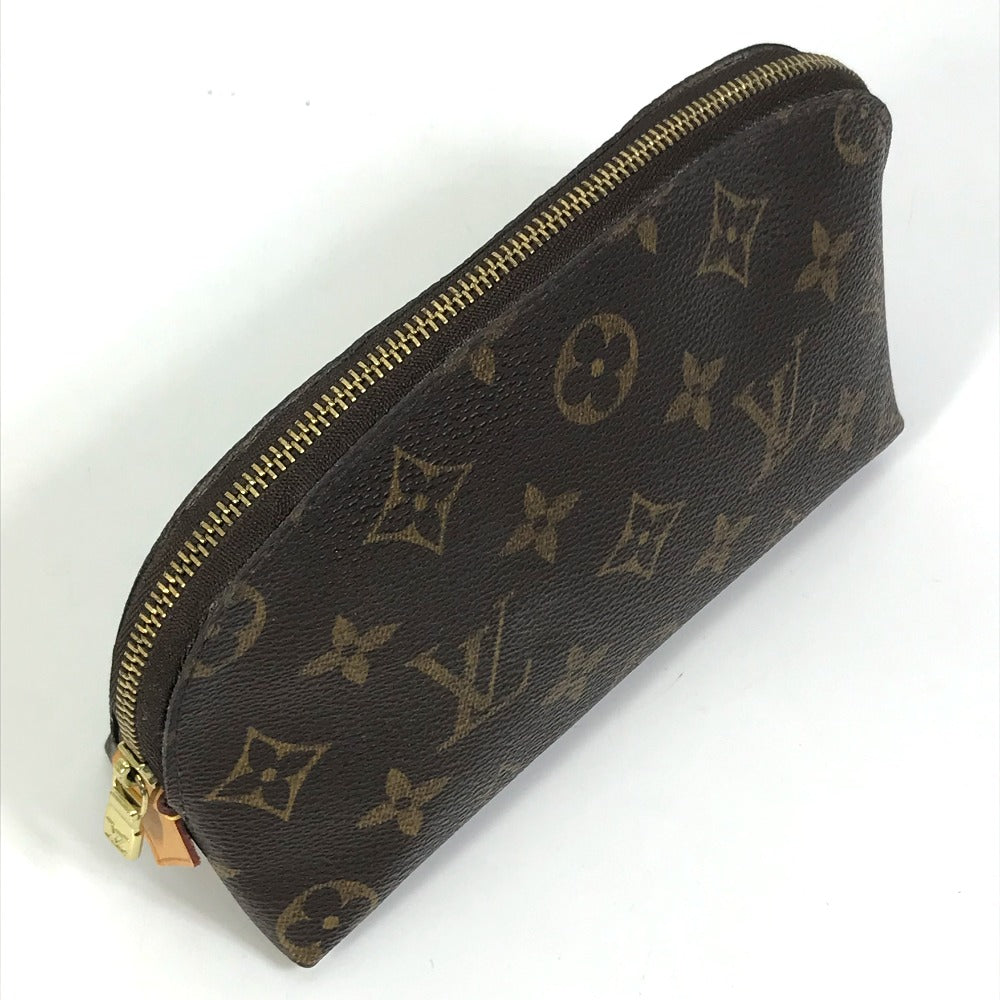 Louis Vuitton Pouch M47515 Monogram Canvas Brown Monogram Pochette Cosmetic Women Secondhand