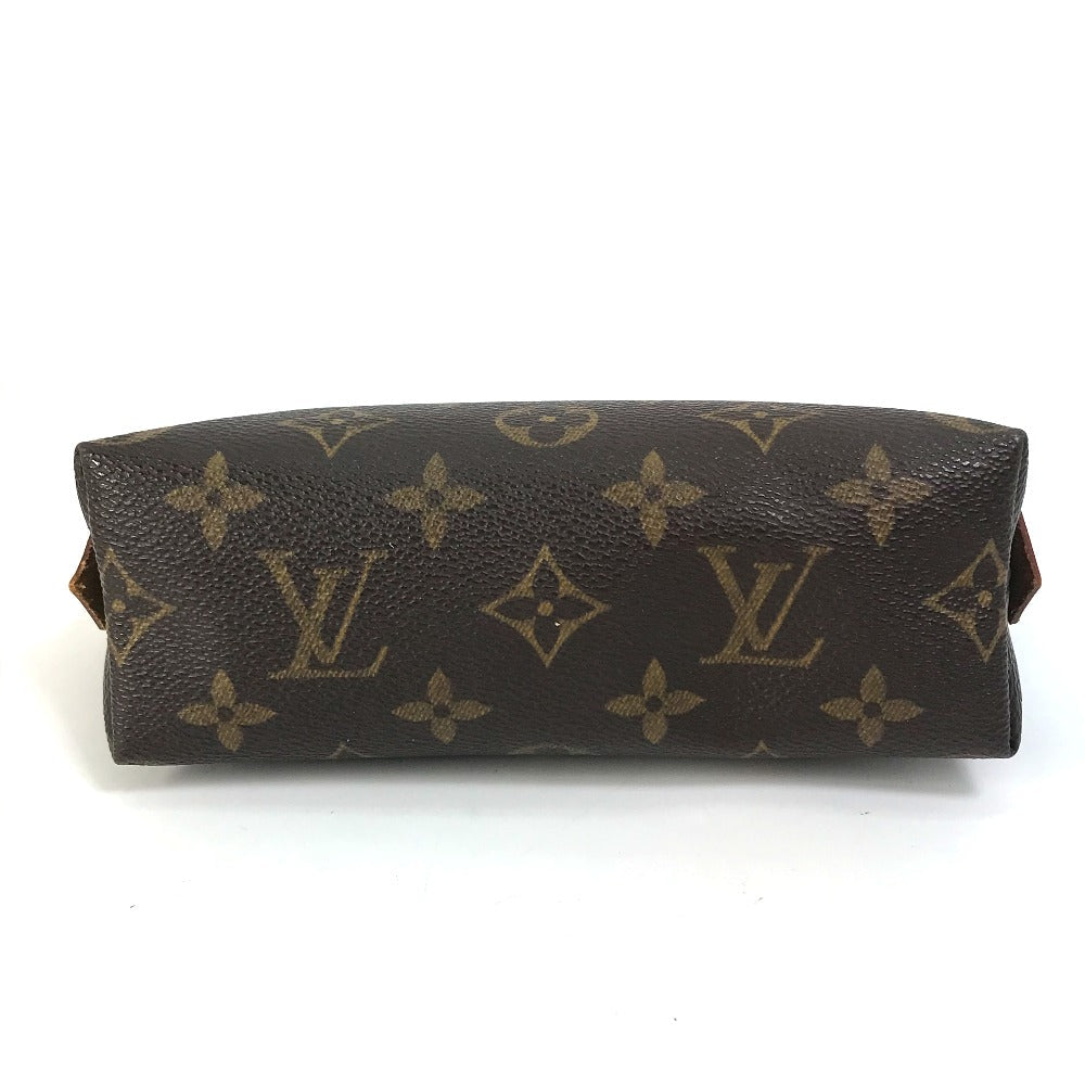 Louis Vuitton Pouch M47515 Monogram Canvas Brown Monogram Pochette Cosmetic Women Secondhand