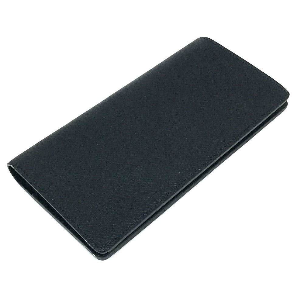 Louis Vuitton Long Wallet Purse M30502 Taiga Leather Dark Navy Type Taiga Portefeuille Braza Mens