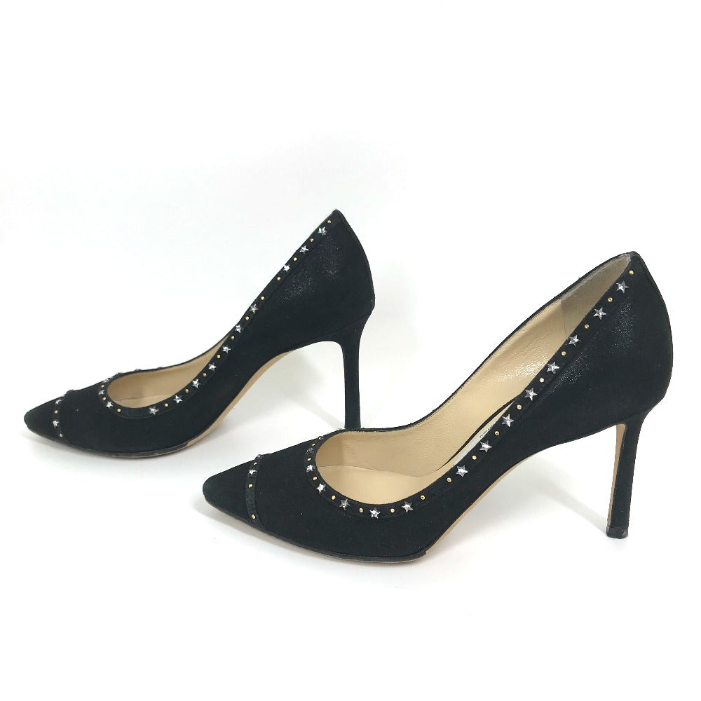 Jimmy Choo Pumps Suede, Suede Black Star Studs Women 35.5