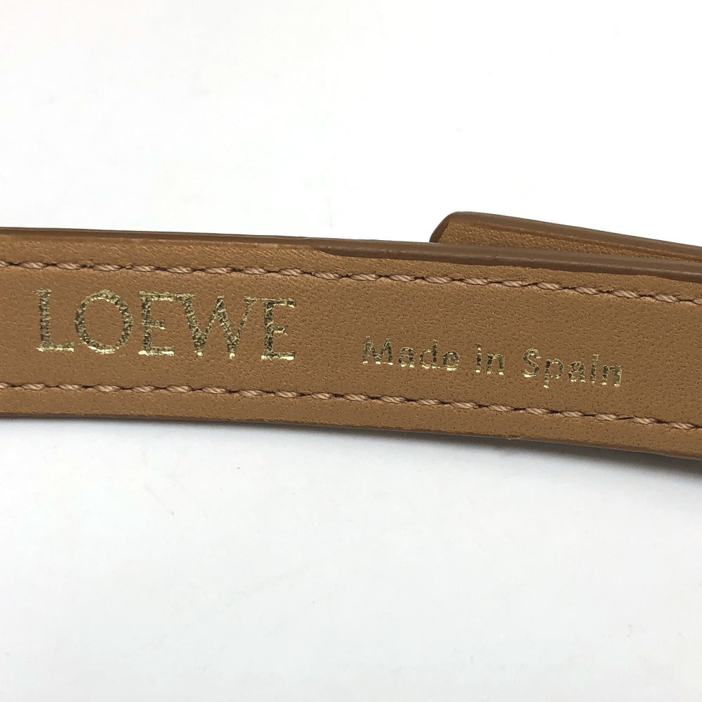 Loewe Handbag A039N10X032586 Nappa Leather Beige Amazona 19 Square Women