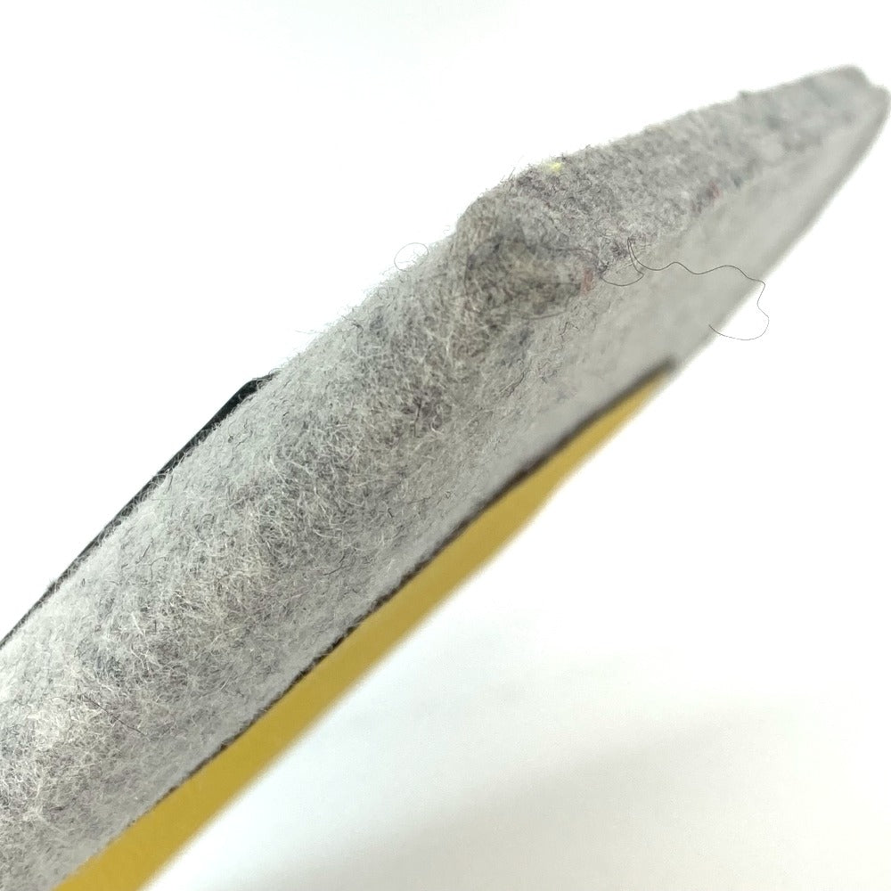 Hermes Clutch Bag Felt / Epsom Gray X Yellow Pouch To Doo 29 Mens