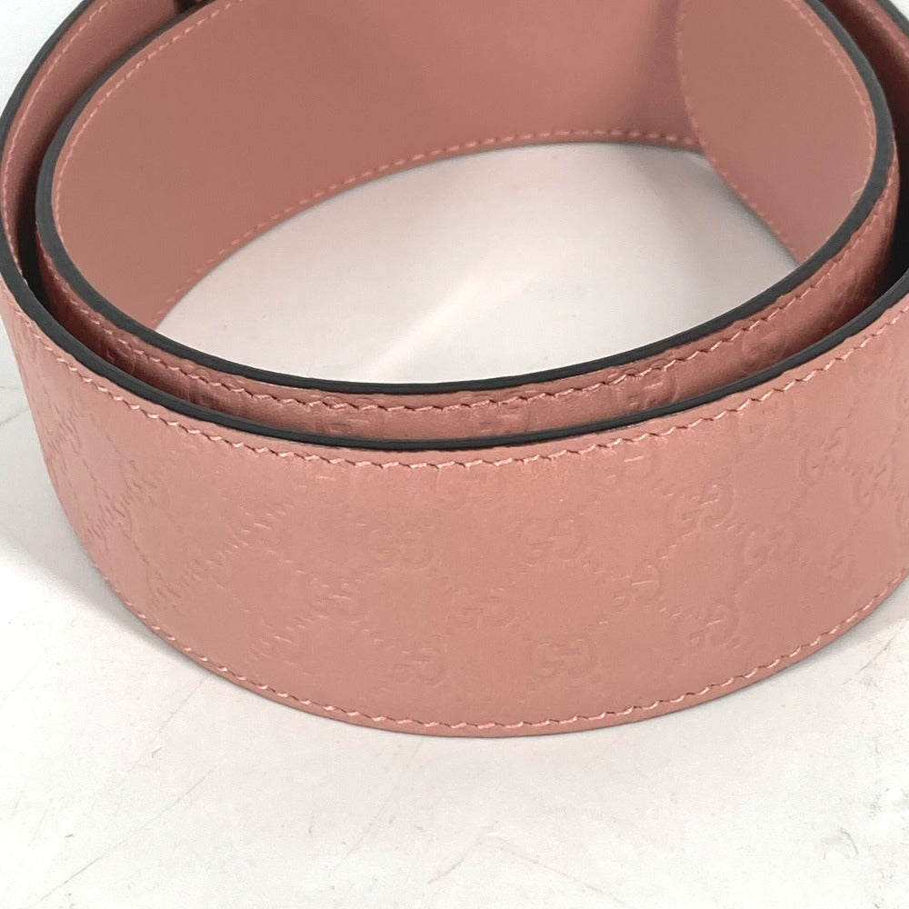 Gucci Belt 281548 Leather Pink Micro Gucci Shima Gg Women 70