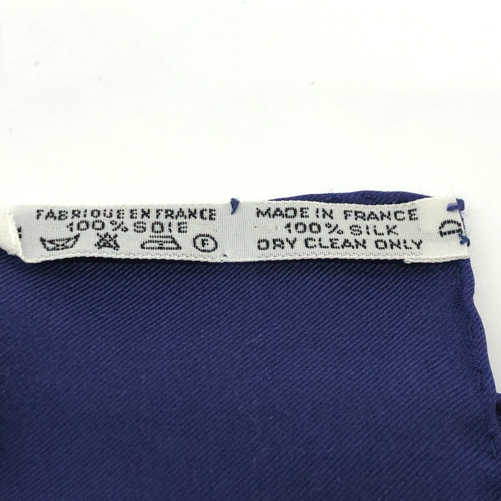 Hermes Scarf Silk Blue Carre 90