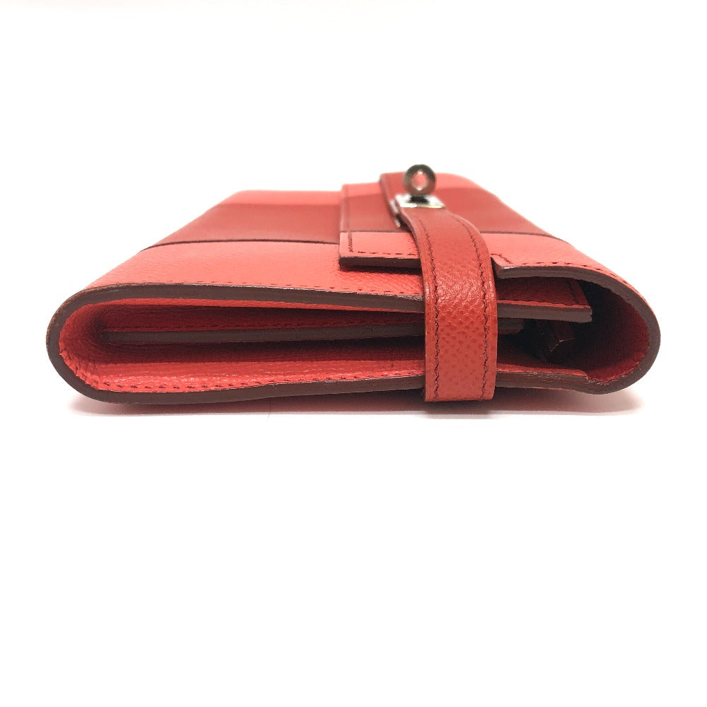 Hermes Long Wallet Purse Epsom Pink Long Wallet Kelly Wallet Flag Women