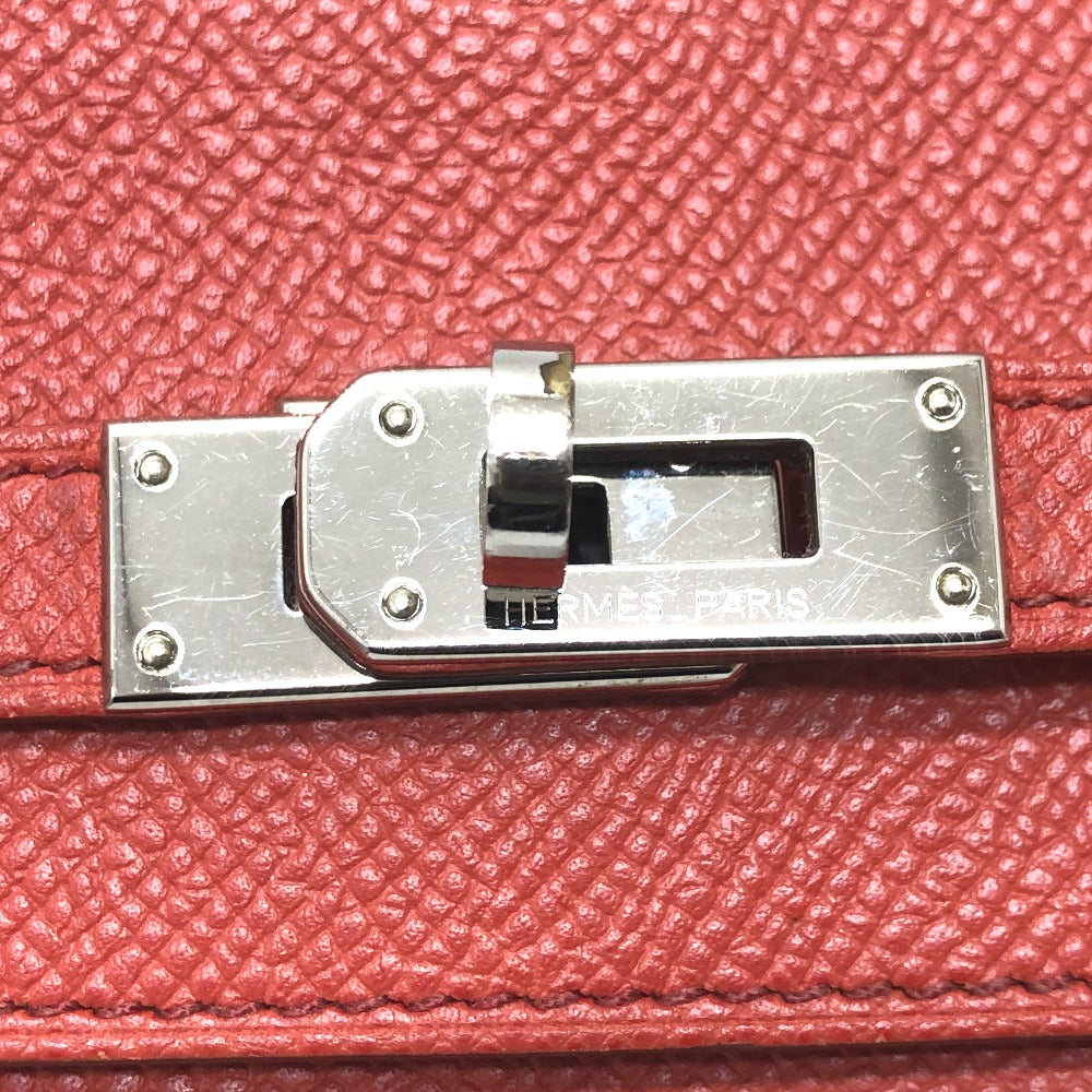 Hermes Long Wallet Purse Epsom Pink Long Wallet Kelly Wallet Flag Women
