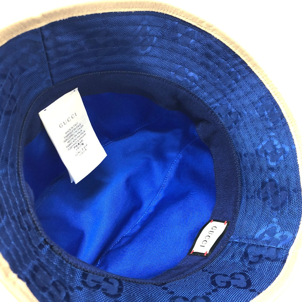 Gucci Hat 627115 Nylon Blue Japan Limited Off The Grid Mens L