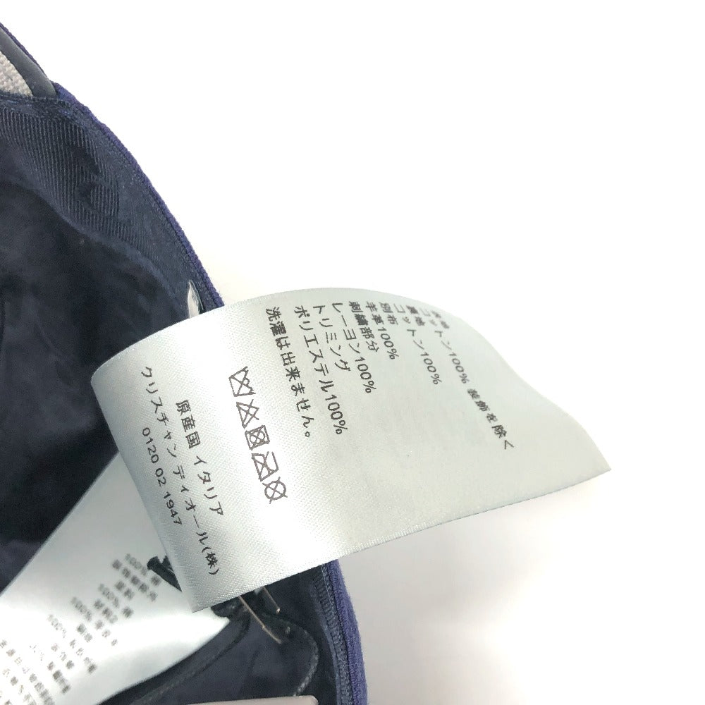 Dior Cap 933C902L4511 Cotton Navy Atelier Logo Embroidery M