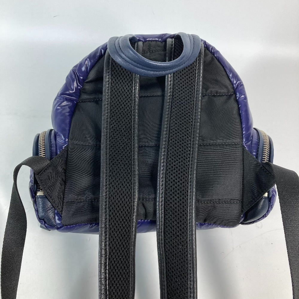 Moncler Backpack Nylon Navy Type Quilting Logo Florine Zaino Women