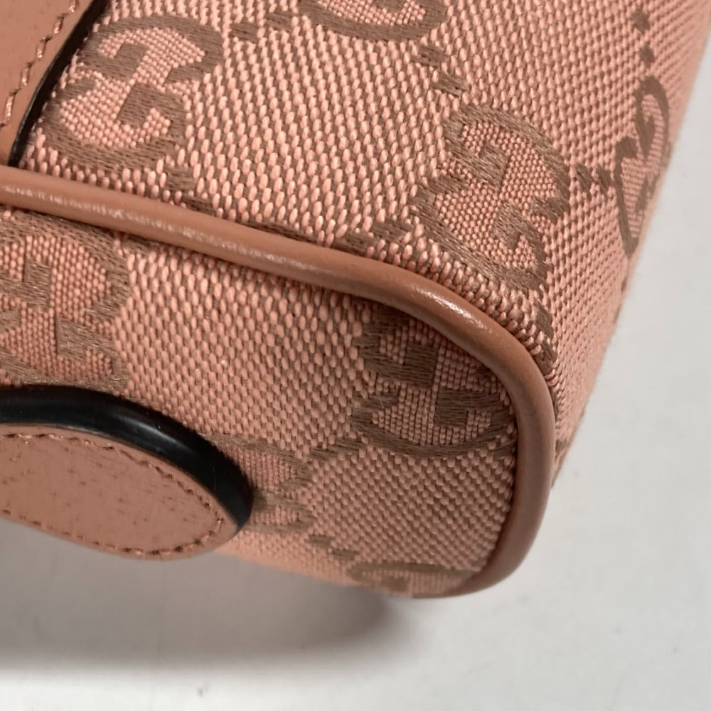 Gucci Shoulder Bag 574493 Canvas / Leather Pink Crossbody Gg Ophidia Women
