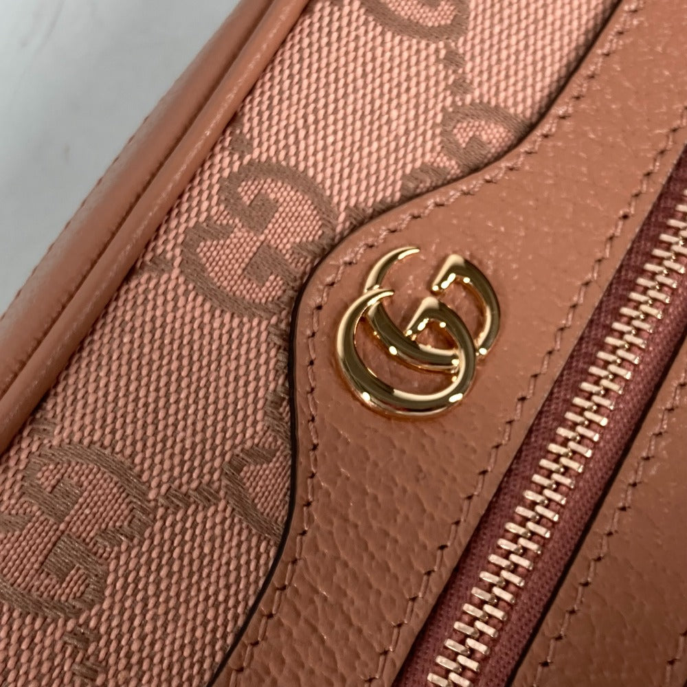 Gucci Shoulder Bag 574493 Canvas / Leather Pink Crossbody Gg Ophidia Women