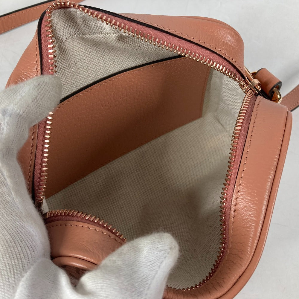 Gucci Shoulder Bag 574493 Canvas / Leather Pink Crossbody Gg Ophidia Women